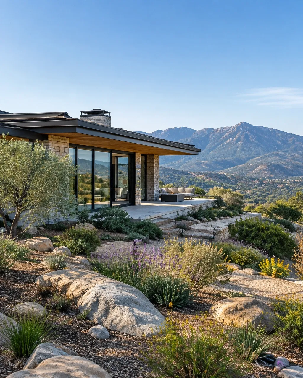 Illustrative placeholder photo of a spacious home in the Alpine area
